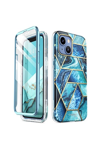 Supcase Husă pentru iPhone 14 Plus 15 Plus Albastru Ocean Durabilă