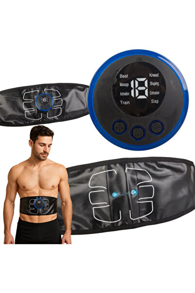 Ayawaska Centura electrostimulare abdomen EMS, 8 programe si 19 nivele intens...