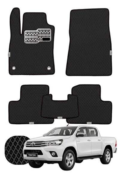 UNAL MAT Toyota Hilux 2015 ve sonrası Özelleştirilebilir Tam Set Premium EVA ...
