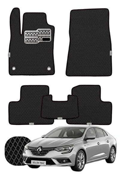 UNAL MAT Renault Megane 4 Sedan 2016 ve sonrası Özelleştirilebilir Tam Set Pr...