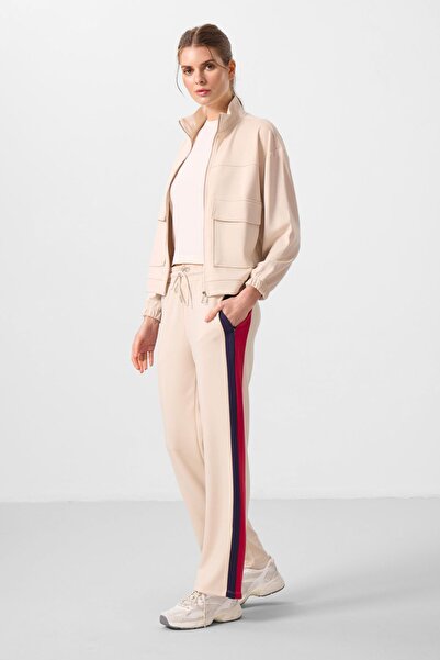 Hiccup Tommy Striped Palazzo Pants with Drawstring Waist Detail