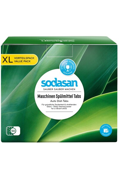 Sodasan Tablete pentru masina de spalat vase 50x20g -