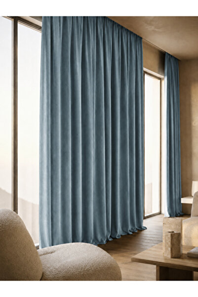 ArasyaHome Draperie Petek 14202 Baby Blue