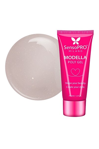 SensoPRO Milano Polygel MODELLA - Cappuccino Glow, 50ml