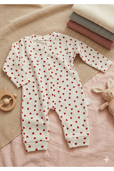 Bebella&Baby 100% Cotton, Soft Textured, Ribbed Fabric, Footless Baby Girl He...