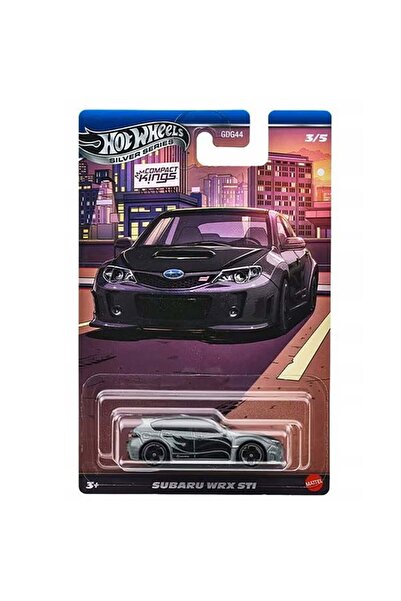 HOT WHEELS Masina metalica, Hot Wheels, Silver Series, Subaru WRX STI, 1:64