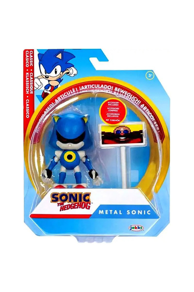 SONIC THE HEDGEHOG Figurina articulata cu accesoriu, Sonic the Hedgehog, Meta...