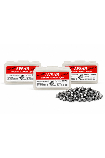 Avsan 5,5 mm 200 Adet 3 PAKET