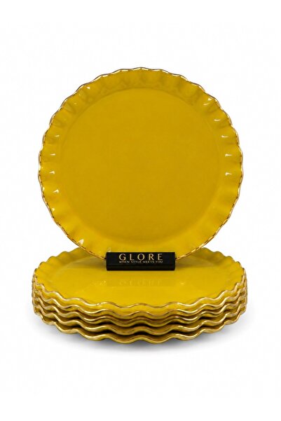 Glore Solid Hardal Servis Tabağı 26 Cm 6 Lı