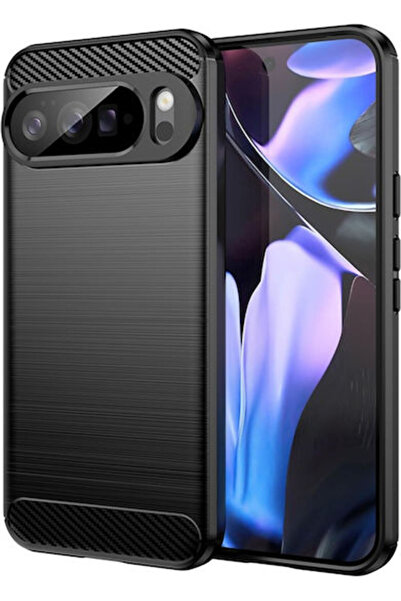 Techsuit Προφυλακτήρας Carbon Σιλικόνης / Πλαστικό Μαύρο (Google Pixel 10 Pro...