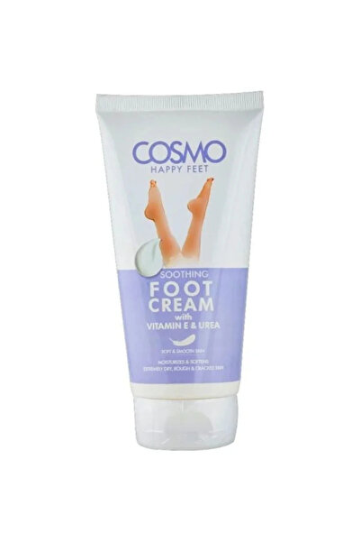 Cosmo كريم هابي فيت للقدمين مع فيتامين إي واليوريا من كوزمو، 150 مل