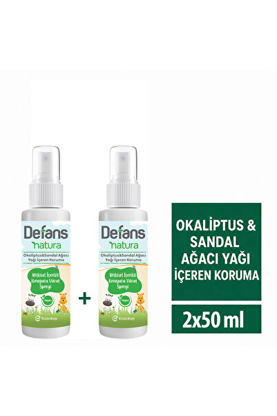 Defans Natura Bitkisel İçerikli Koruyucu Vücut Spreyi 2'li