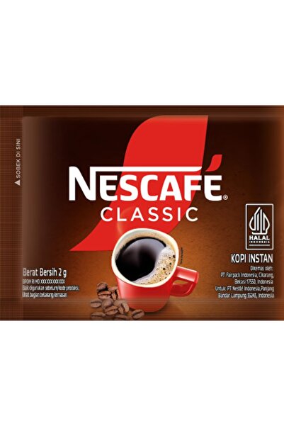 Nescafe Classic Instant Coffee - 2 g x 60 sachets / pkt *10 pkt = 600 sachets