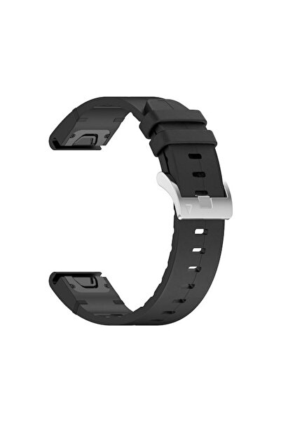 Techsuit W071 Λουράκι Σιλικόνης Μαύρο (Garmin Fenix 3/3 HR/5X/5X Plus/6X/6X P...