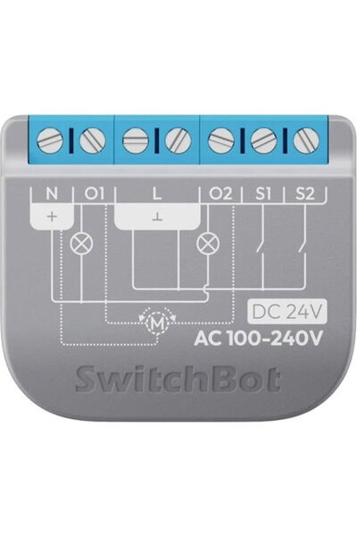 SwitchBot Έξυπνος Διακόπτης Ροοστάτης 2 Καναλιών Wi-Fi & Bluetooth 16A Κωδικό...