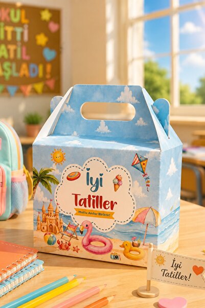 MSticker İyi Tatiller Temalı Karne Hediyesi Kutusu – 5’li Paket | Yeni Keşifl...
