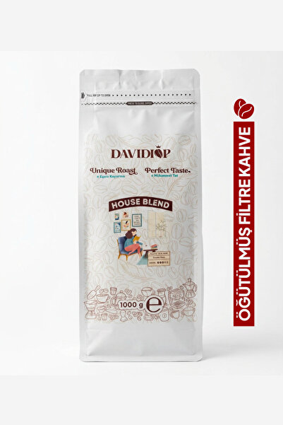 DAVIDIOP قهوة إسبريسو هاوس بليند (قهوة مطحونة مفلترة) 1000 جرام