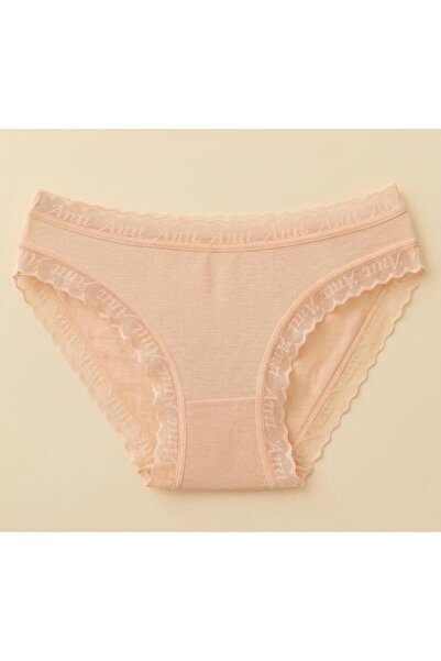 Anıt Lingerie Bambu Kenarları Anıt Yazılı Dantelli Külot