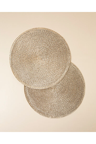 English Home Loop Polyester 2'li Amerikan Servis 38 cm Gold