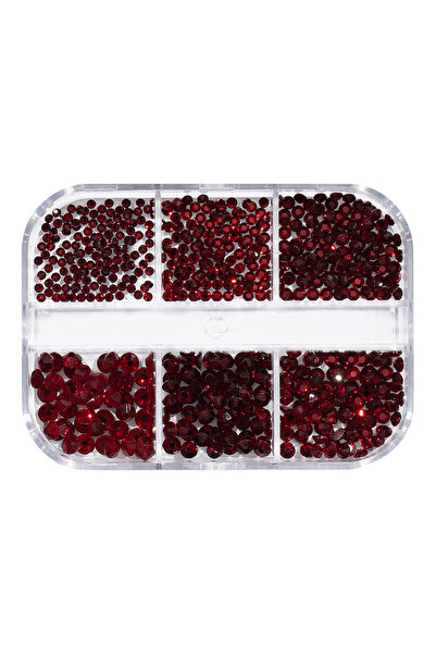LUXORISE Strasuri pentru unghii Trandafir Sclipitor, 6 modele
