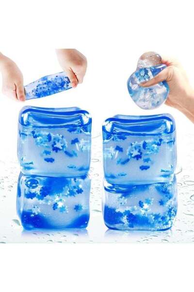 Arabest مكعب ضغط ناعم لتخفيف التوتر، كرة حسية ناعمة بقطر 2.1 بوصة لتخفيف القلق