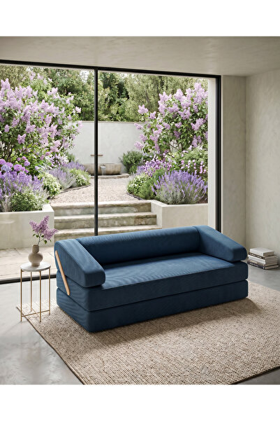 DECHOME 180x90 cm Yatak Olabilen Modüler Sünger Koltuk | Hareketli Sırt Dayam...