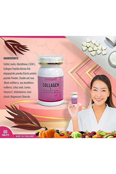 Top Choice Brilliant Collagen and Glutathione for Younger and Glowing Skin, 6...