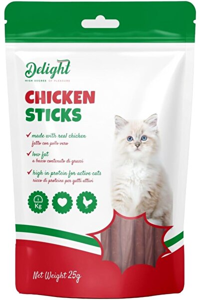 DELIGHT CHICKEN STICKS 25G – Tasty and Healthy Cat Treats for All Ages