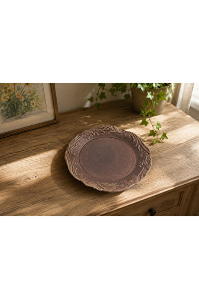 Laotang Vintage Floral Porselen Servis Tabağı