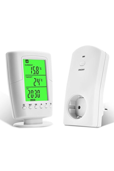 OEM Priză termostat wireless, termostat cu încălzire prin infraroșu și mod de...