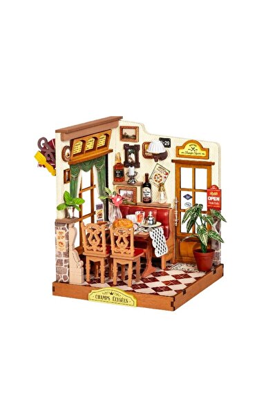 Rolife Puzzle 3D Mini Casă Bistro Champs-Élysées, RoLife, 160 piese