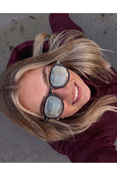 Koi Eyewear Marilyn Siyah Çerçeve Mavi Cam UV400 Gözlük