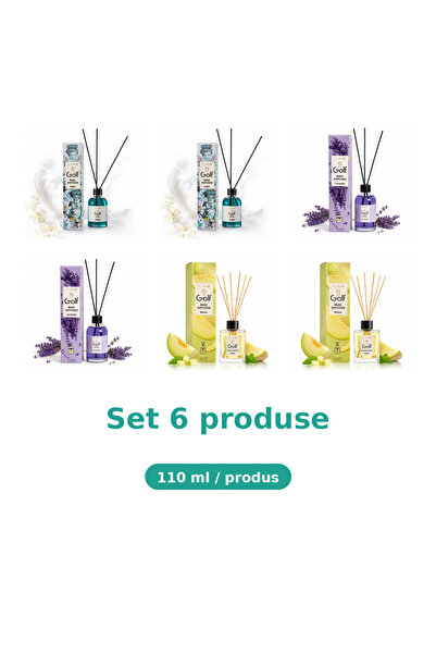 Golf Set 6 Produse Golf, Mix 2x Angel, 2x Lavanda, 2x Melon