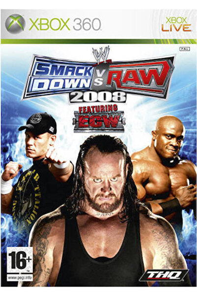 OEM WWE Smackdown Vs Raw 2008 Παιχνίδι XBOX 360 (Μεταχειρισμένο)