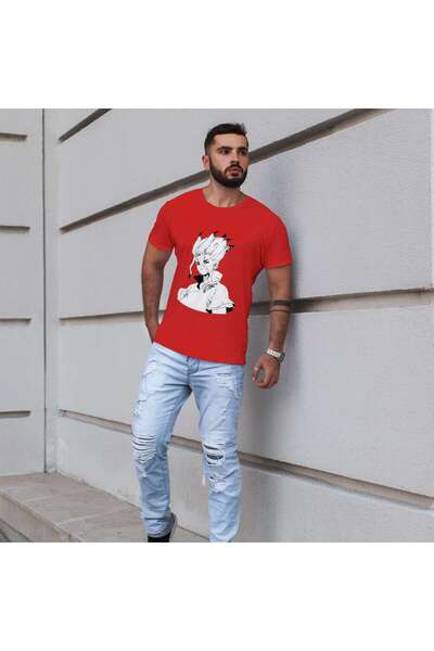 iLovePrints Anime Character with Einstein's Formula Tshirt