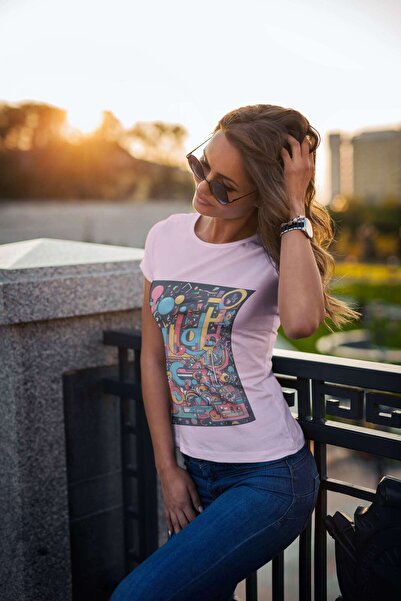 iLovePrints Colorful Abstract Art Tshirt
