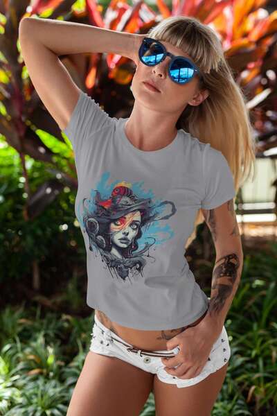iLovePrints Abstract Artistic Portrait Tshirt