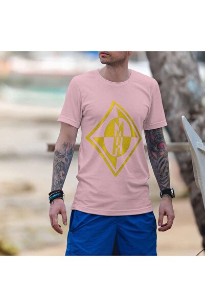 iLovePrints Abstract Yellow and Black Logo Tshirt