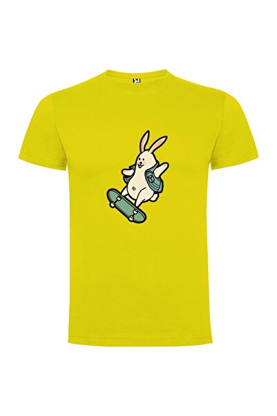 iLovePrints Bunny Skater Chic Tshirt