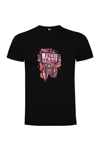 iLovePrints Hug Life Cartoons Tshirt