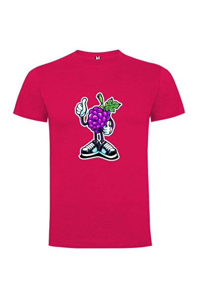 iLovePrints Purple Grape Mascot Marvel Tshirt