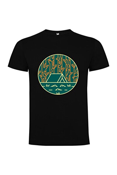 iLovePrints House Camp: Linear Outdoors Tshirt