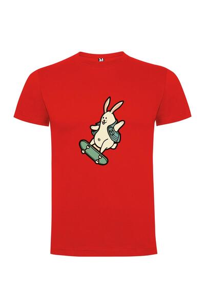 iLovePrints Bunny Skater Chic Tshirt