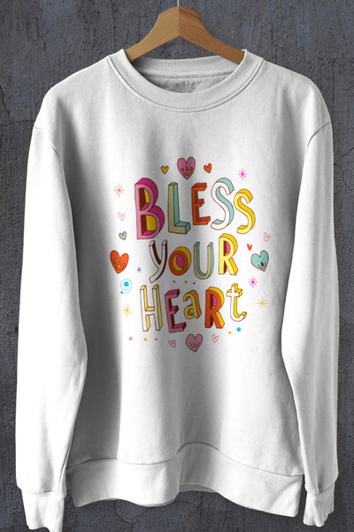 iLovePrints Μακρυμάνικη Μπλούζα Bless Your Heart