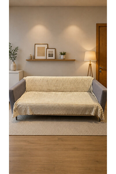 Çeyiz Diyarı Husa pentru scaun din lemn cu talpa anti-alunecare 170x215 cm Bej