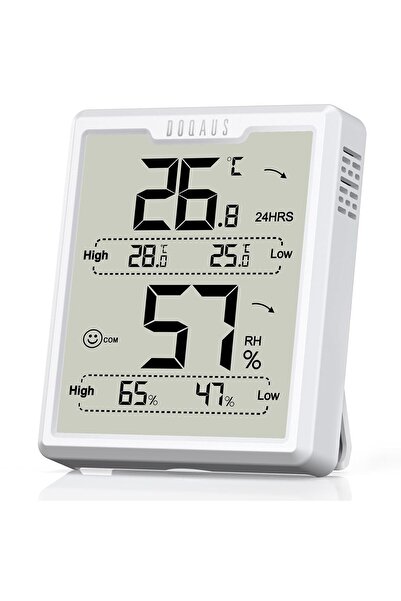 DOQAUS Digital Room Indoor Thermometers, Mini Humidity Meter, Hygrometer Ther...