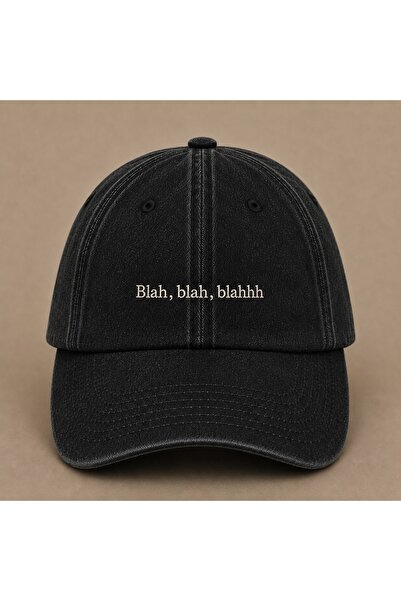 WeavedCo Blah Blah Blah (Falan Filan) Embroidered Vintage Washed Cap Hat