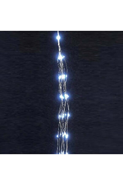 Generic 200 λαμπάκια LED χταπόδι, 2 m, 10 γραμμές από 20 λαμπάκια, ασημί καλώ...