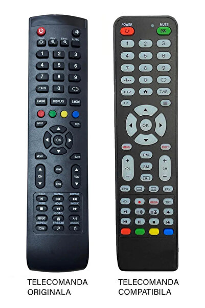 vidsel Telecomanda inlocuitoare compatibila TV DenisNetwork 4.0 (672-3)