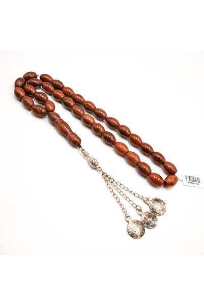 genernic Kook Wood Rosary 33 Beads 11.5-15.5mm Rustic Brown Prayer Beads 73.5...